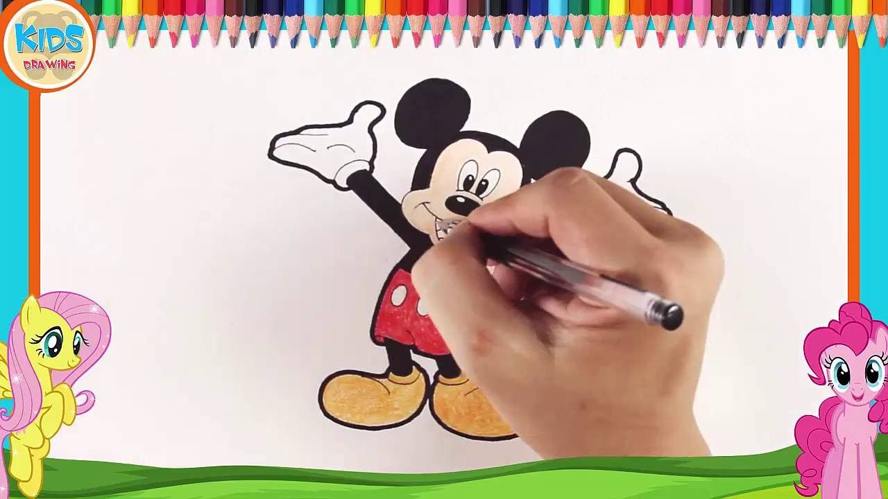1280x720 How To Draw Mickey Mouse Disney Channel Drawing Lessons For Kids - Disney Channel Drawing