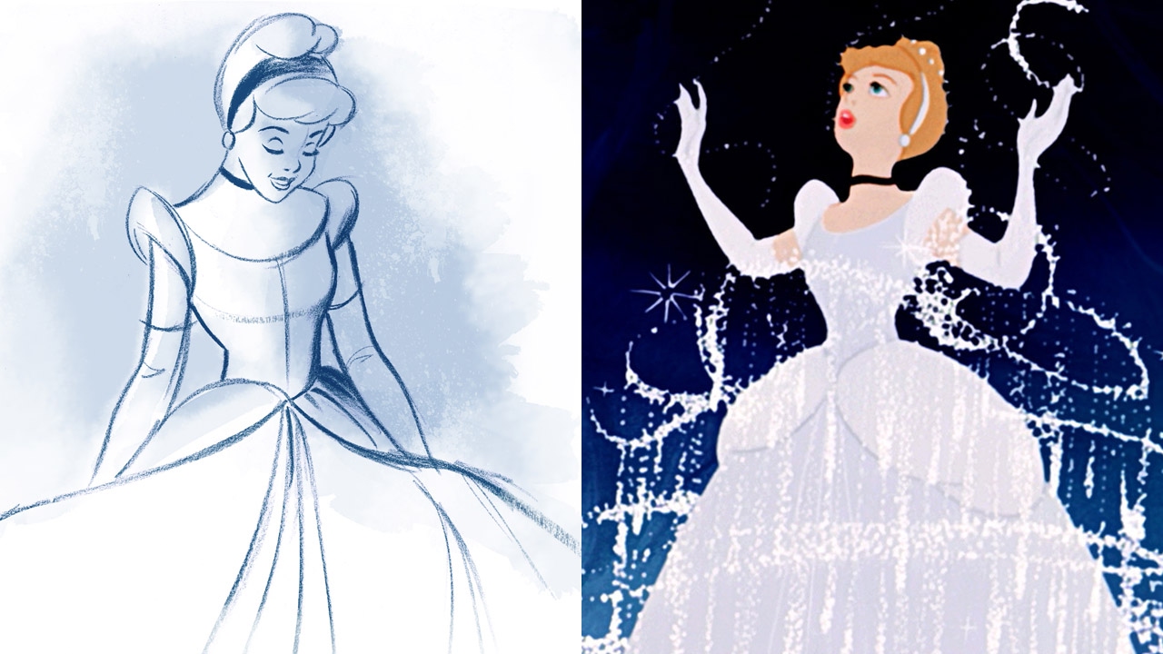 1280x720 How To Draw Cinderella Quick Draw Disney Live - Disney Cinderella Drawing