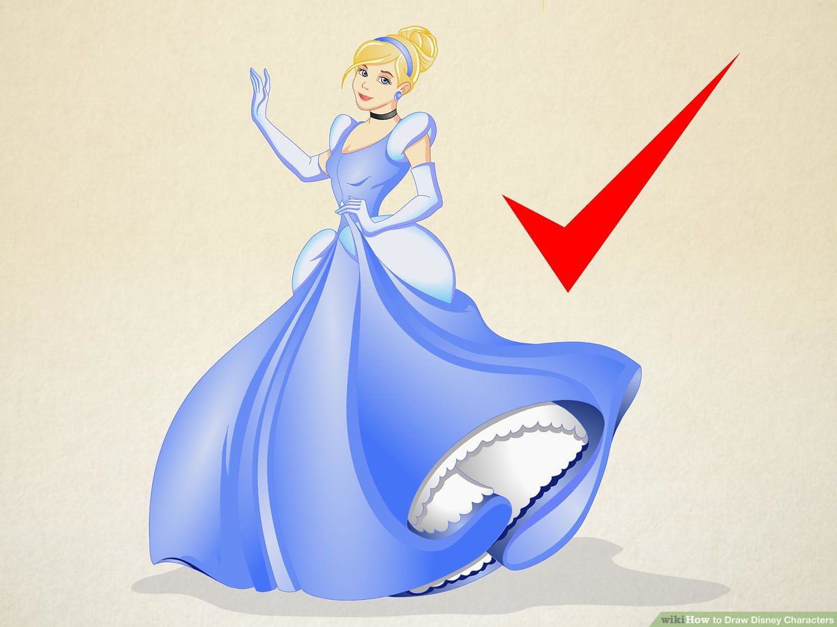 1200x900 How To Draw Disney Characters - Disney Cinderella Drawing
