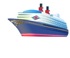 235x194 line art vector drawing of large cruise ship svg's ship logo - Disney Cruise Ship Drawing