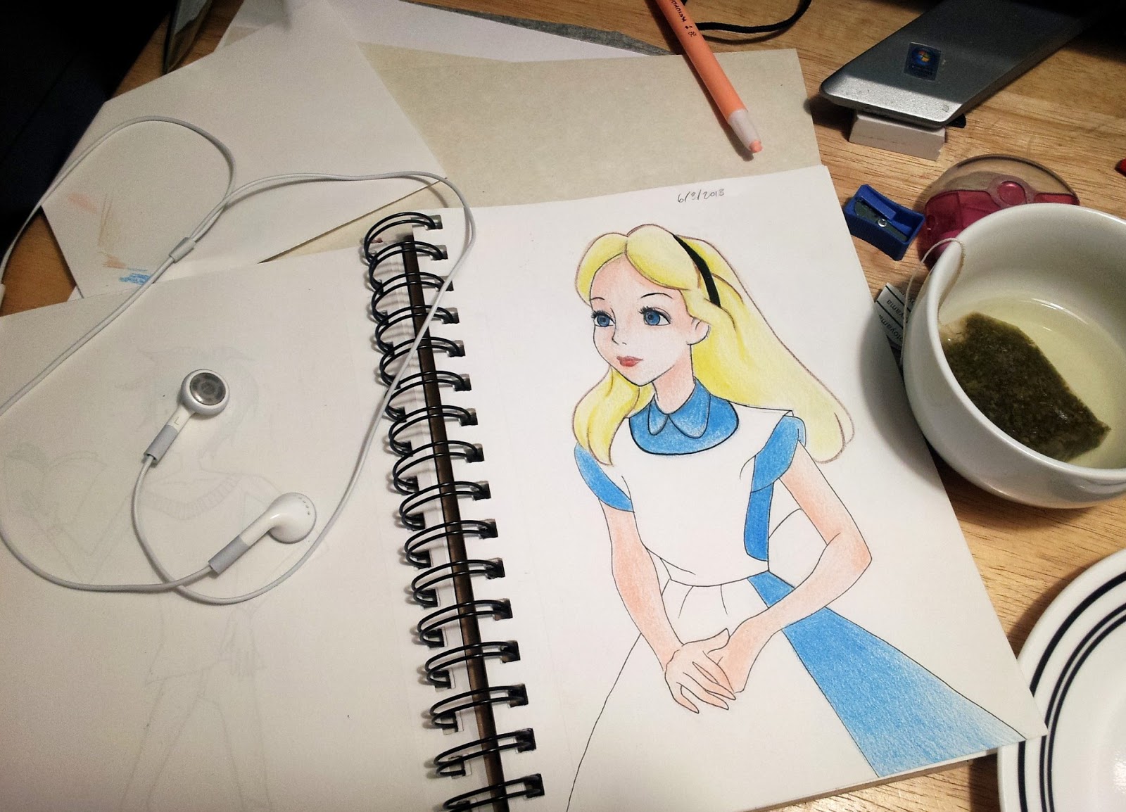 1600x1154 do re mi practicing disney drawings - Disney Drawing Images