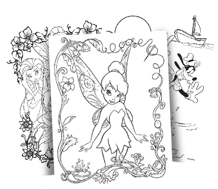 427x371 Free Coloring Pages - Disney Drawing Pages