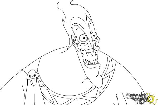 600x400 how to draw hades, disney villain - Disney Drawing Pictures
