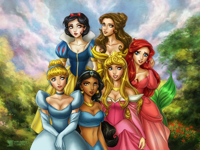 700x525 All Disney Princesses Drawing Hd Wallpaper, Background Images - Disney Drawing Wallpaper