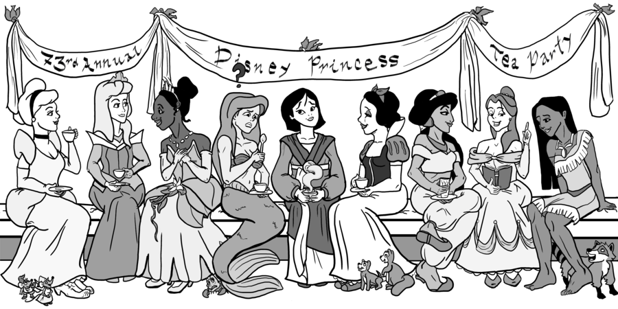 900x450 Disney Princess Drawings For Kids Desktop Backgrounds For Free - Disney Drawings For Kids