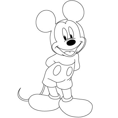 400x400 How To Draw Mickey, Minnie, And Other Disney Characters Step - Disney Drawings For Kids