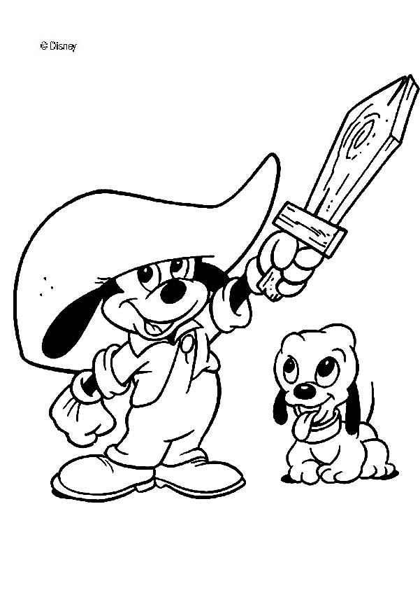 601x850 Mickey Mouse Coloring Pages - Disney Drawings For Kids
