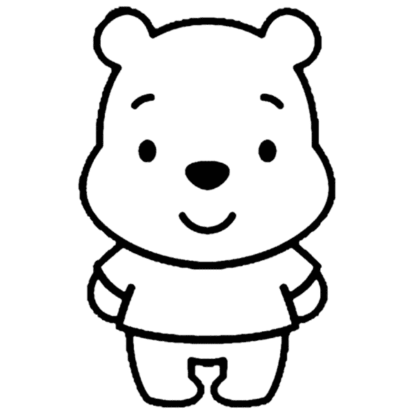 600x600 Baby Shower Idea In Disney Character - Disney Drawings For Kids