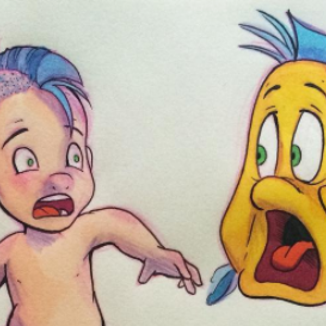 1080x1080 This Artist Transforms Your Favorite Disney Characters Into Cute - Disney Drawings For Kids