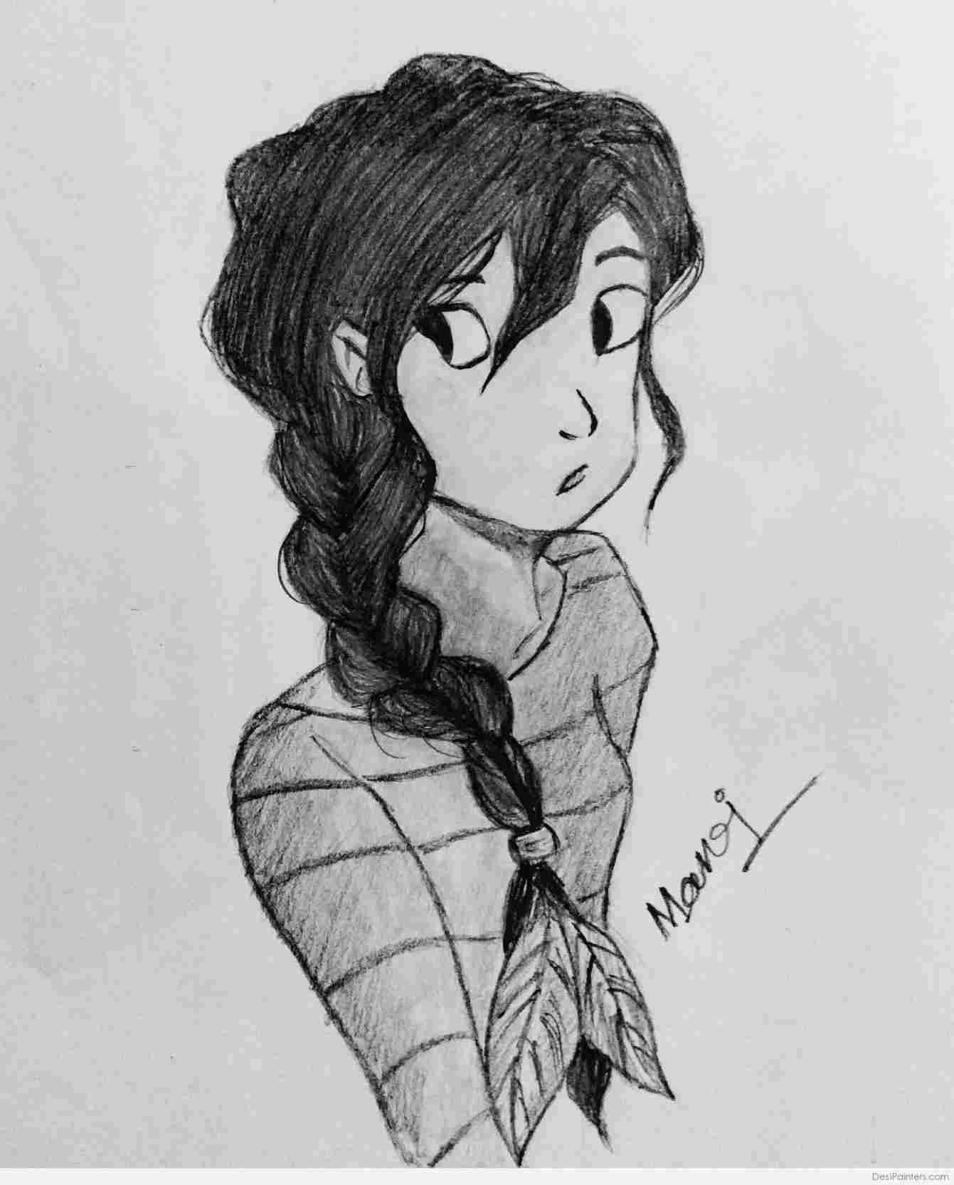 1341x1665 Disney Characters Pencil Rhcom Sketch For Kids Simple Kid - Disney Drawings For Kids