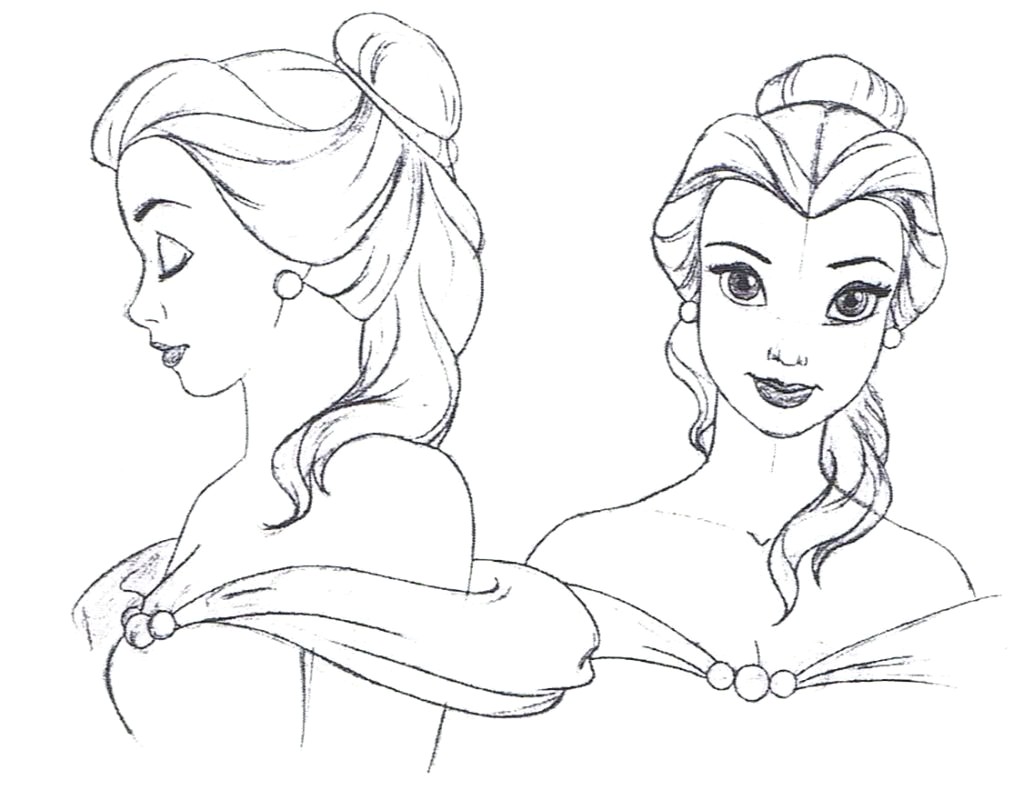 1024x790 Disney Princess Drawings - Disney Drawings Princess