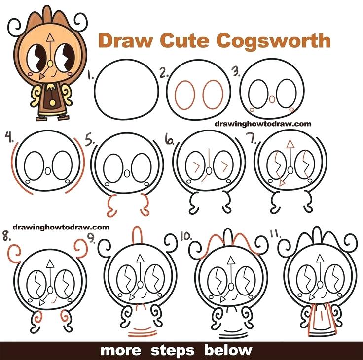 736x731 How To Draw Step - Disney Drawings Step By Step