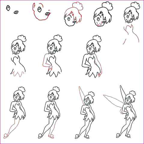 479x482 How To Draw Step - Disney Drawings Step By Step