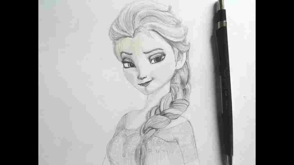 1011x569 Drawing Elsa Frozen Drawing Elsa Frozen Drawholic - Disney Elsa Drawing