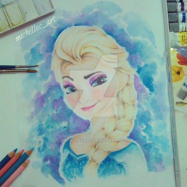 600x600 Disney Frozen Elsa Drawing - Disney Elsa Drawing