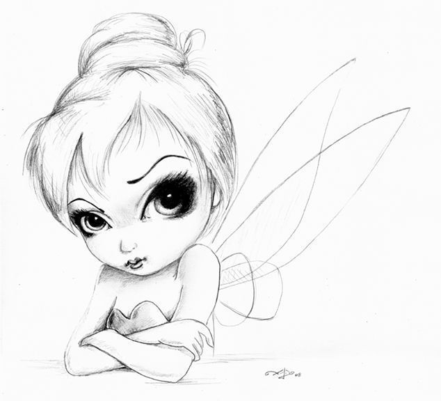634x576 Disney Fairy Pencil Drawings Crafts Embroidering - Disney Fairies Drawings