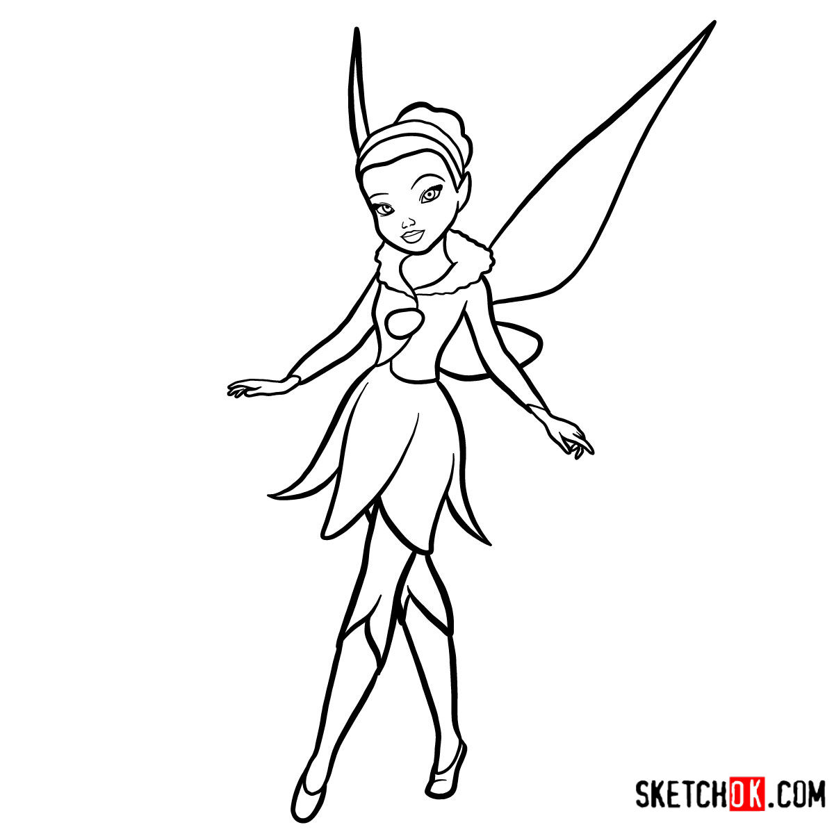1200x1200 How To Draw Iridessa Disney Fairies - Disney Fairies Drawings