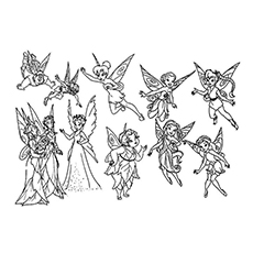 230x230 Top Free Printable Tinkerbell Coloring Pages Online - Disney Fairies Drawings