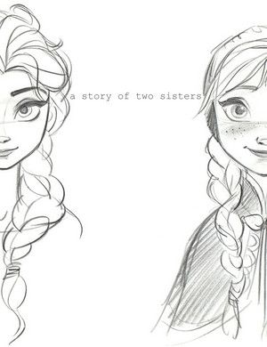 300x390 ways to use coconut oil disney disney drawings, disney - Disney Frozen Drawing