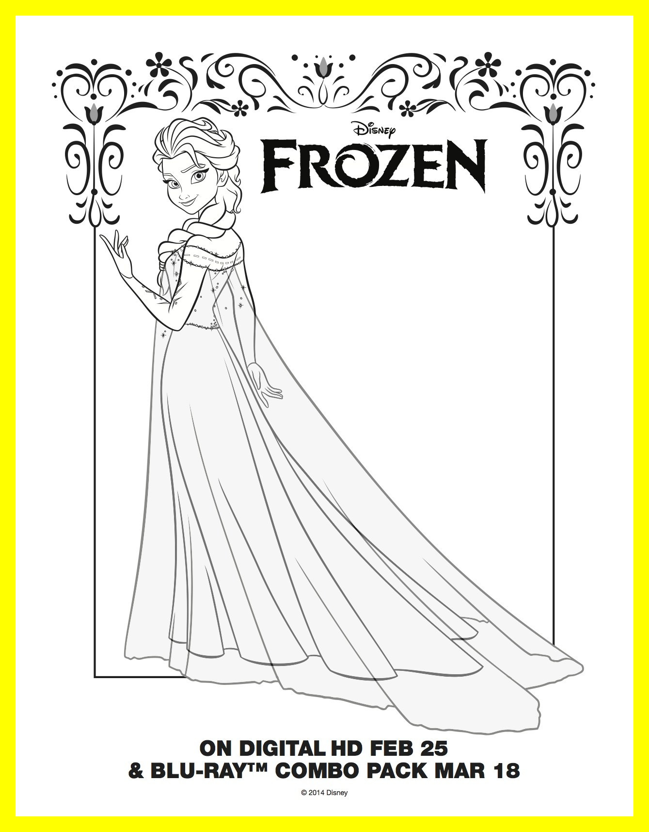 1339x1714 coloring pages gigantic anna and elsa online astonishing disney - Disney Frozen Drawing