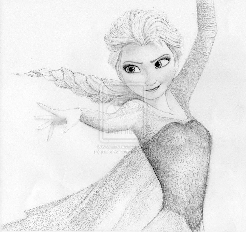 1024x964 frozen elsa drawing pencil easy elsa frozen drawings desenhos - Disney Frozen Elsa Drawing