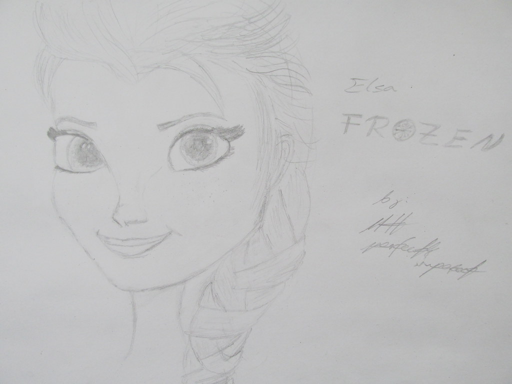 1024x768 disney's frozen elsa drawing hey everyone! it - Disney Frozen Elsa Drawing
