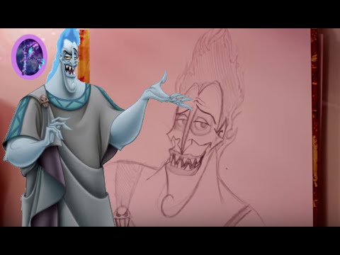 480x360 how to draw hades from disney's hercules - Disney Hercules Drawing