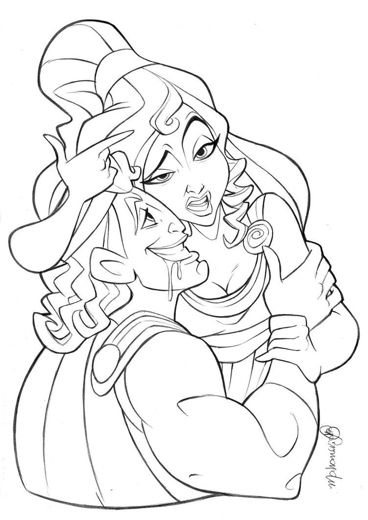 752x1063 megara e hercules - Disney Hercules Drawing