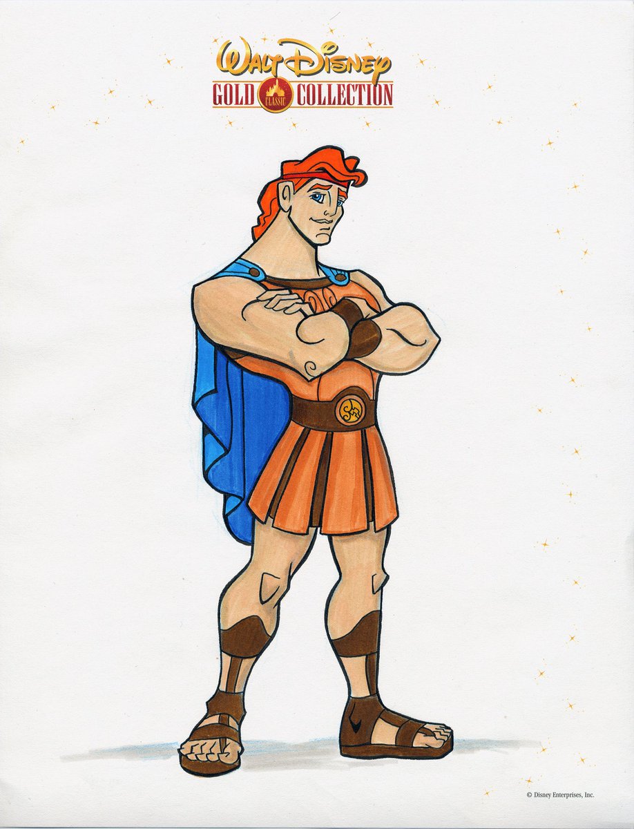 918x1200 rick law on twitter june disney's hercules first - Disney Hercules Drawing