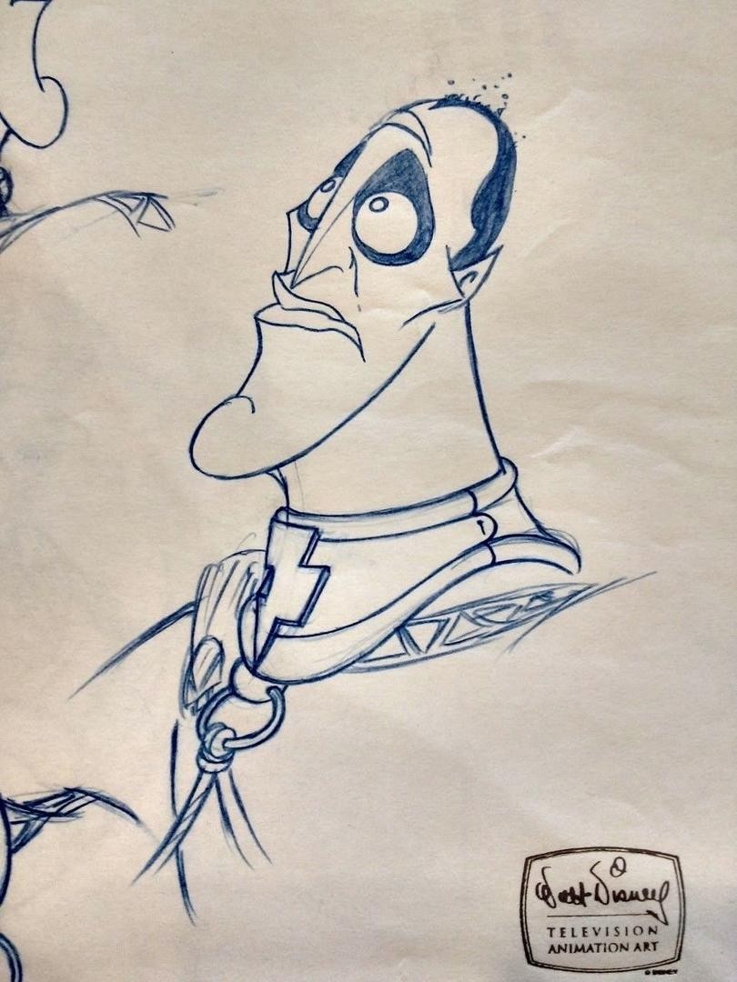 810x1080 vintage disney hercules hades tv production model sheet drawing - Disney Hercules Drawing