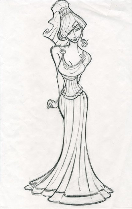 461x727 character design references - Disney Hercules Drawing