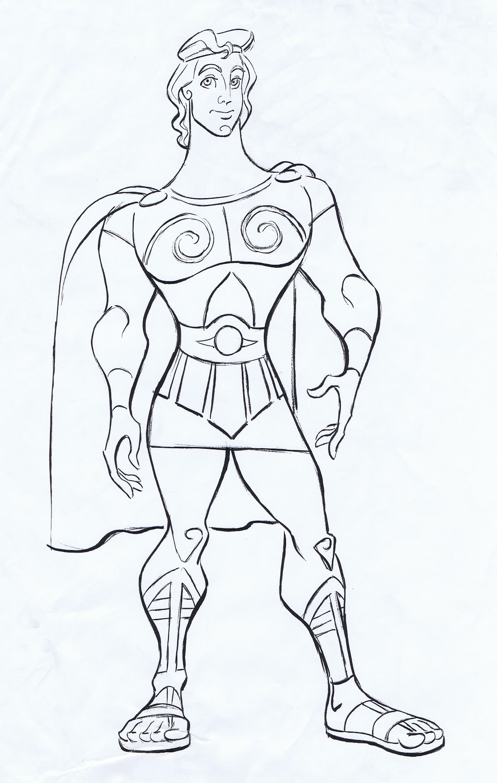 1015x1600 deja view hercules - Disney Hercules Drawing