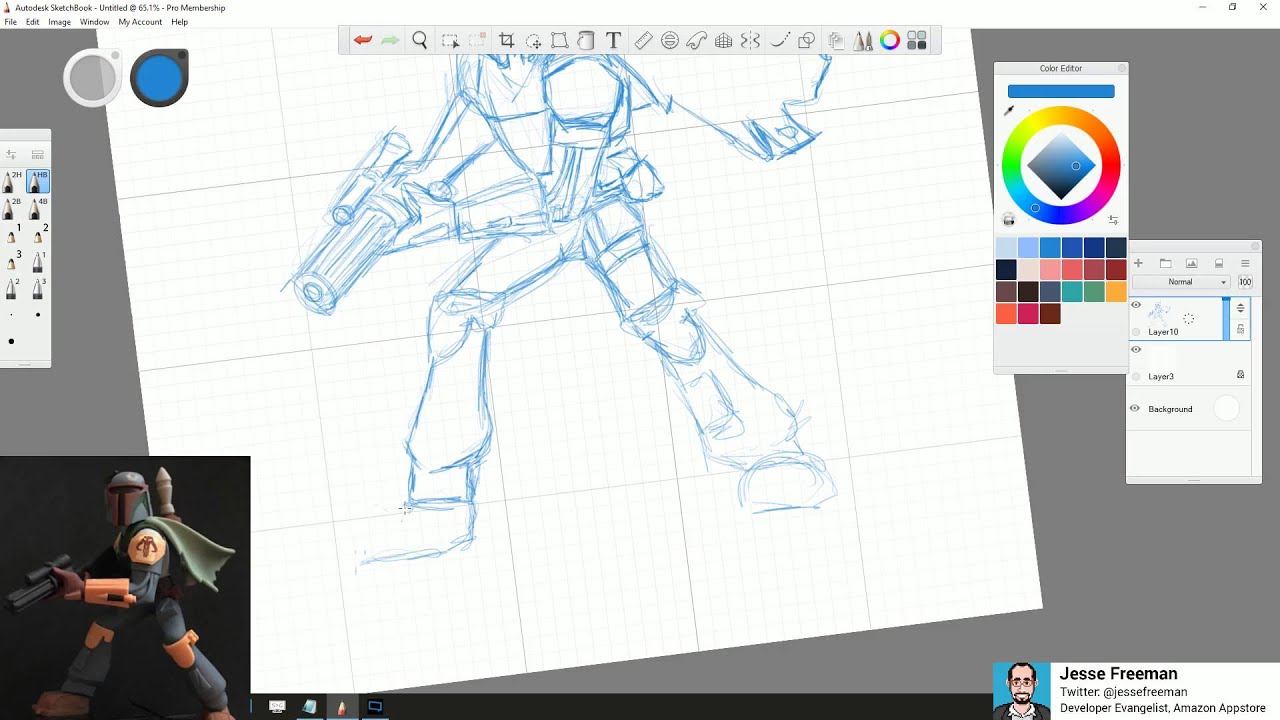 1280x720 drawing boba fett from disney infinity - Disney Infinity Drawings