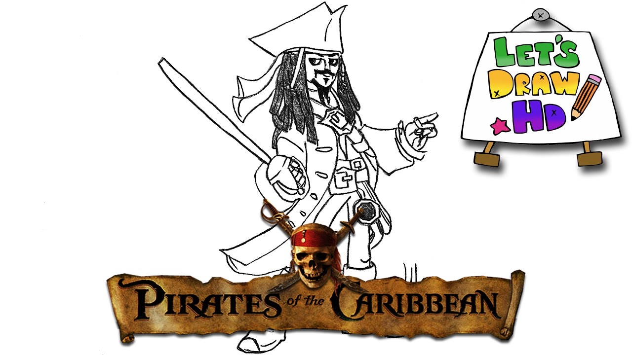 1280x720 Let's Draw Jack Sparrow - Disney Infinity Drawings