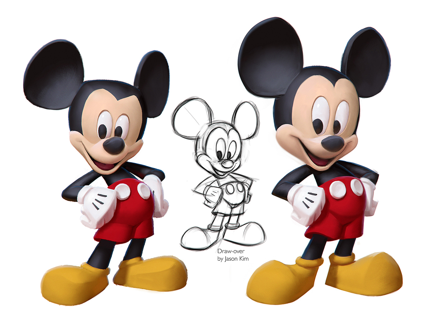 1400x1048 sam's tasty art infinity mickey and gang - Disney Infinity Drawings