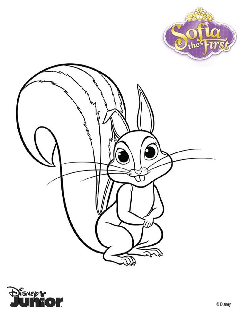 820x1060 sofia the first disney junior coloring pages - Disney Junior Drawing