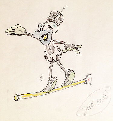 374x400 walt disney mickey mouse friday original production animation - Disney Mickey Mouse Drawing