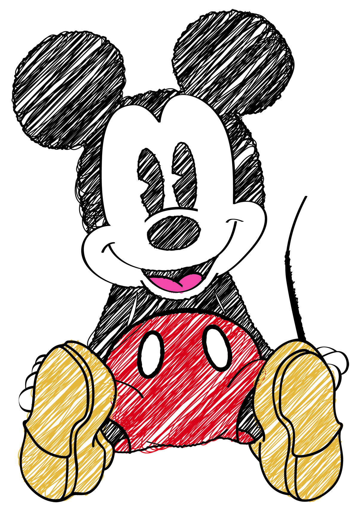 1181x1714 M I C K E Y M O U S E! Mickey Mouse!!!! - Disney Mickey Mouse Drawing