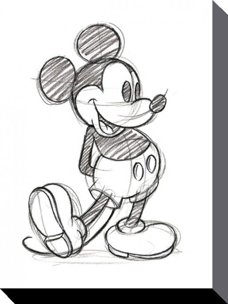 768x1024 Mickey Mouse - Disney Mickey Mouse Drawing