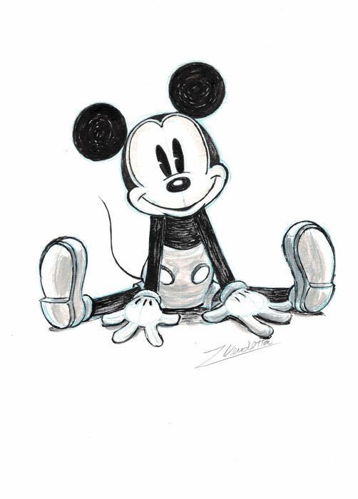502x700 Art Drawing Disney - Disney Mickey Mouse Drawing