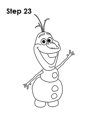 300x388 Projects To Try In Olaf Drawing - Disney Olaf Drawing