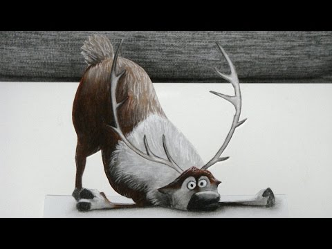 480x360 disney frozen sven - Disney Olaf Drawing