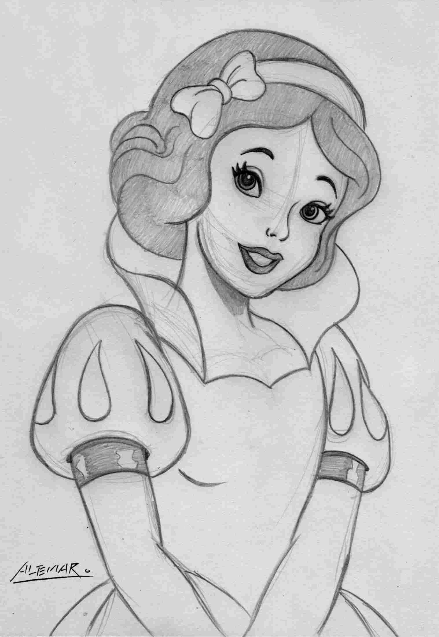 Disney Pencil Sketch Drawings