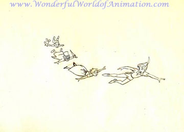 360x259 disney studios production drawing animation art production drawing - Disney Peter Pan Drawings