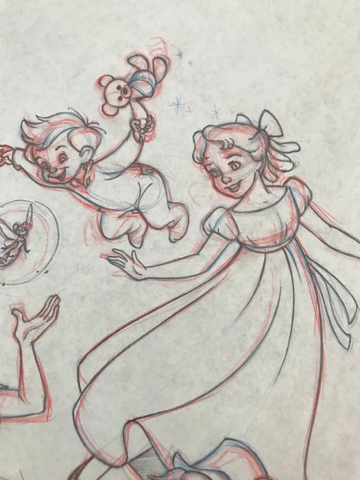 525x700 walt disney peter pan - Disney Peter Pan Drawings