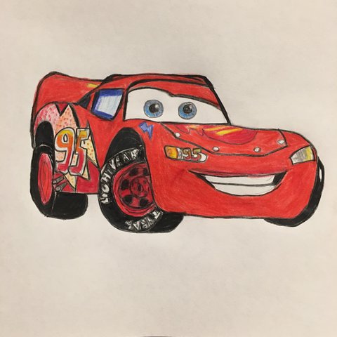 480x480 disney pixar cars movie lightning mcqueen drawing - Disney Pixar Cars Drawings