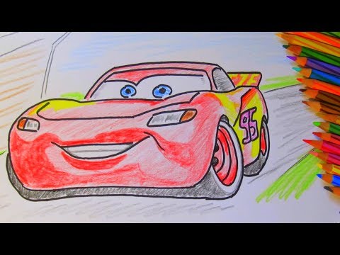 480x360 how to draw a cartoon disney pixar cars lightning mcqueen - Disney Pixar Cars Drawings