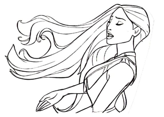 574x410 disney tattoo - Disney Pocahontas Drawings