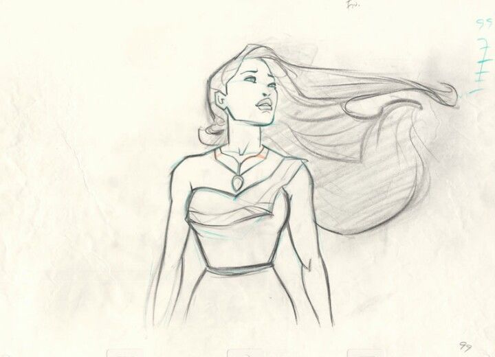 720x520 mysketchbook disney drawings, disney - Disney Pocahontas Drawings