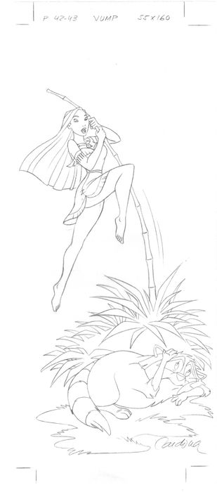 309x700 cardona, josep maria - Disney Pocahontas Drawings